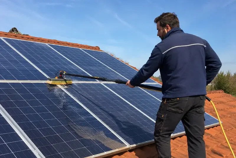 Nettoyage et entretien de panneaux solaires à Castetnau-Camblong